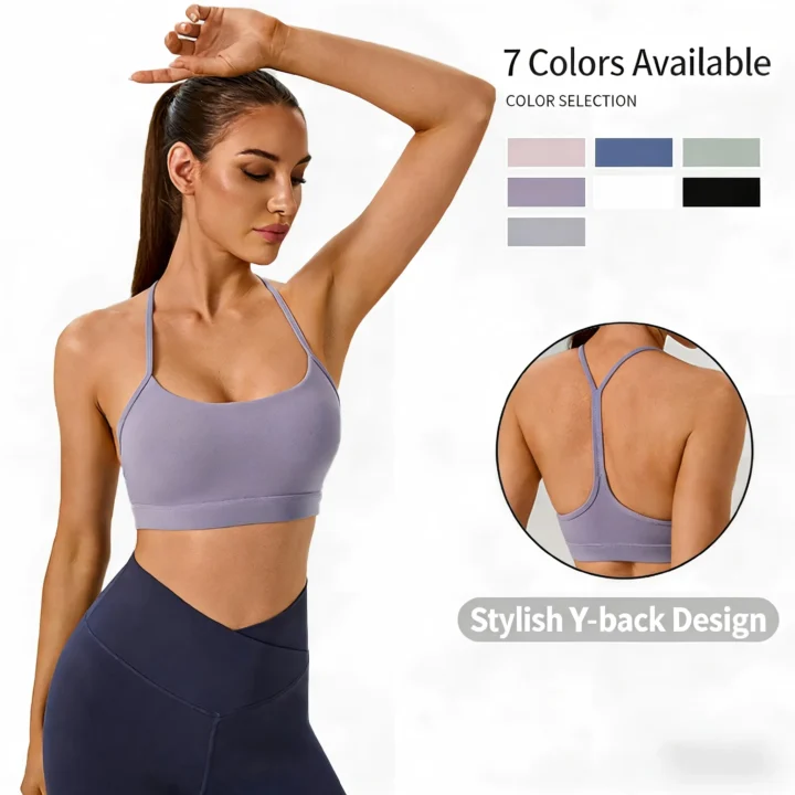 Lightweight Y-Back Sports Bra for Yoga
