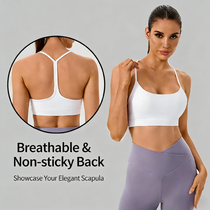 Lightweight Y-Back Sports Bra for Yoga