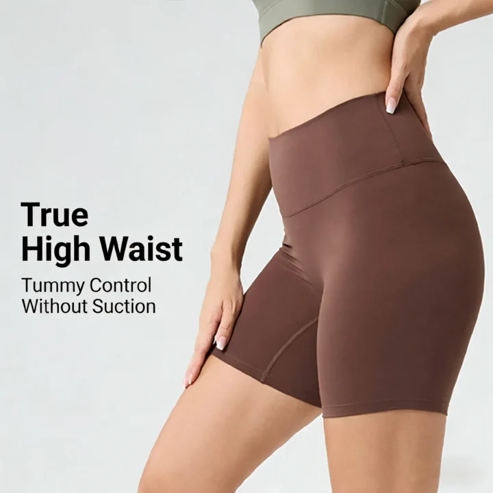 No Camel Toe Shaping Workout Shorts | Women’s Cool Feel Activewear