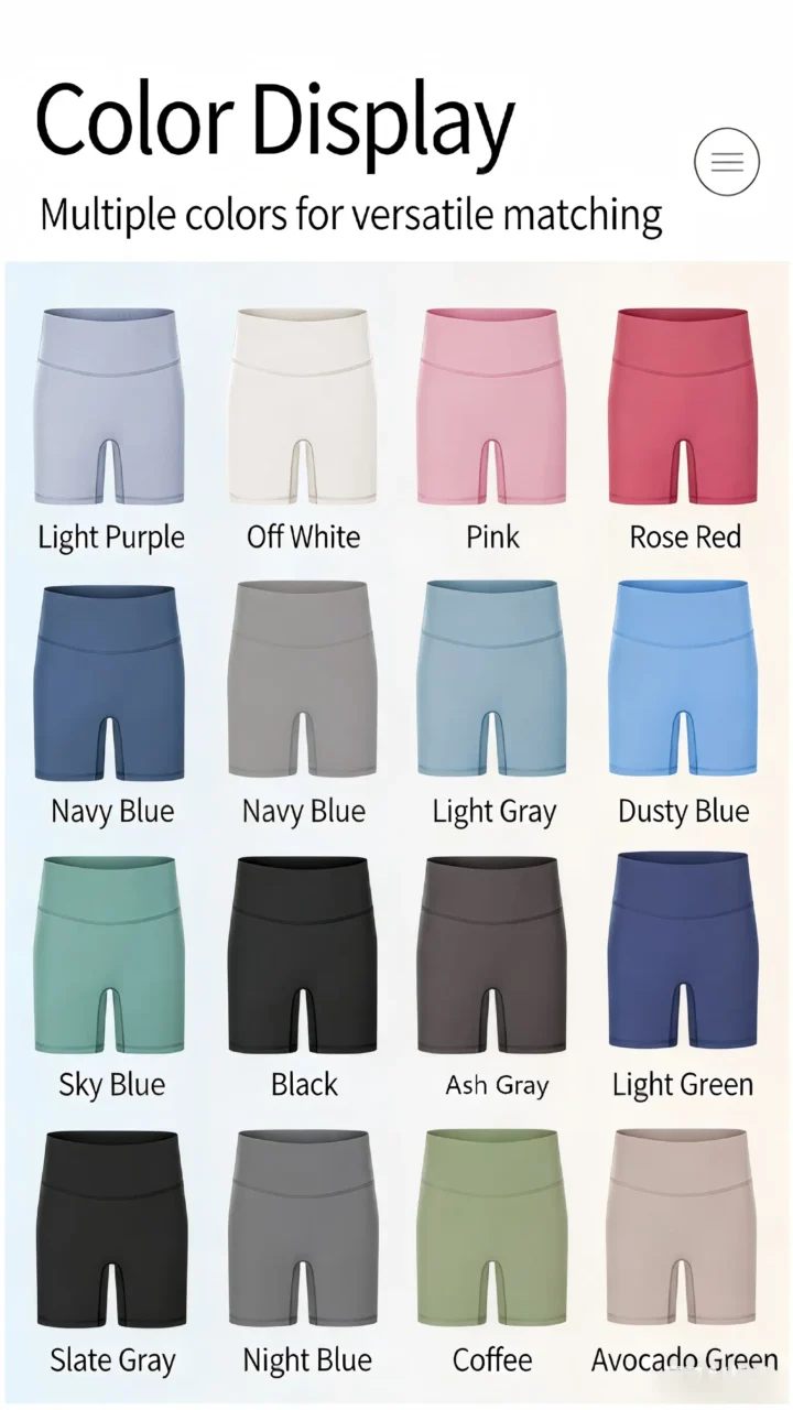 No Camel Toe Shaping Workout Shorts | Women’s Cool Feel Activewear