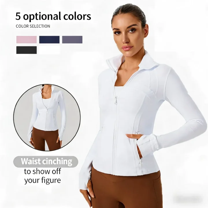 Curved Seam Activewear Jacket