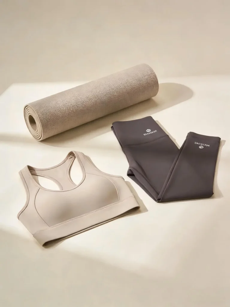 US size yoga & pilates apparel forstudios with 15-day lead time and low MOQ