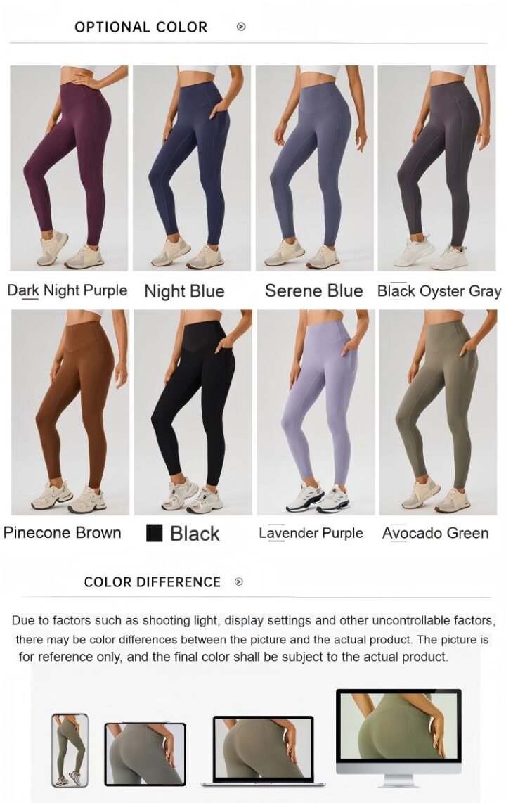High-Waist Butt-Lifting Pocket Leggings
