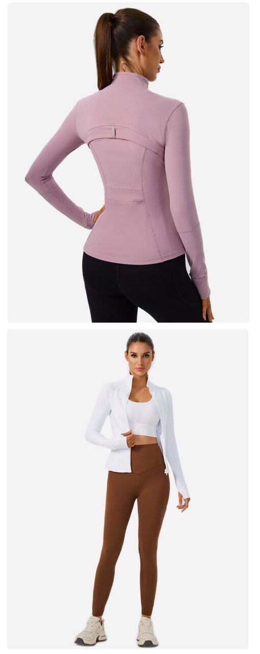 Curved Seam Activewear Jacket
