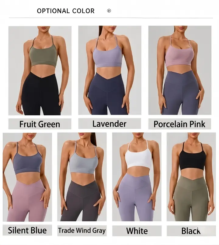 Y-Back Thin Strap Sports Bra